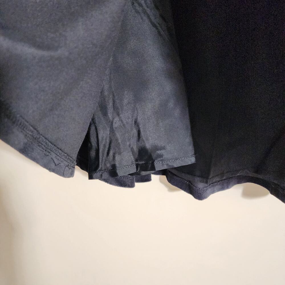 To the Max NWT black velvet to the knees lined flare‎ skirt woman's size 10 - Picture 5 of 12